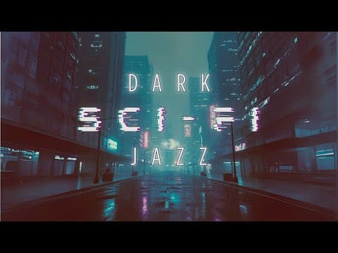 Dark Sci-Fi Jazz for Futuristic Noir Reflections | Midnight Soundscape [4K]