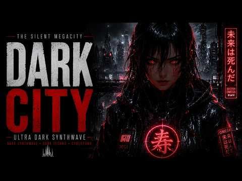 DARK CITY | Ultra Dark Synthwave | Dark Techno Cyberpunk | The Silent Megacity