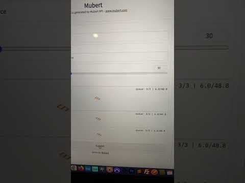 Making music with AI #ai #music #mubert