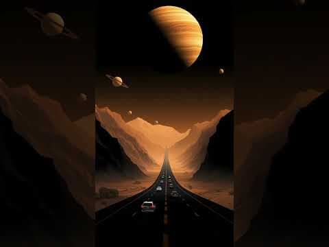 The cosmic road journey #dream #surreal #ai
