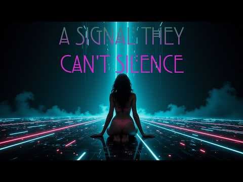 (Visualizer) A Signal They Can't Silence (Glitchcore/Pop Industrial Rock/Ai Futuristic Diva)